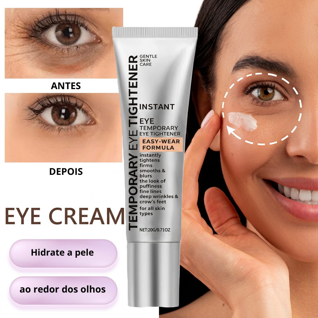 Creme firmador para a área dos olhos, remove olheiras